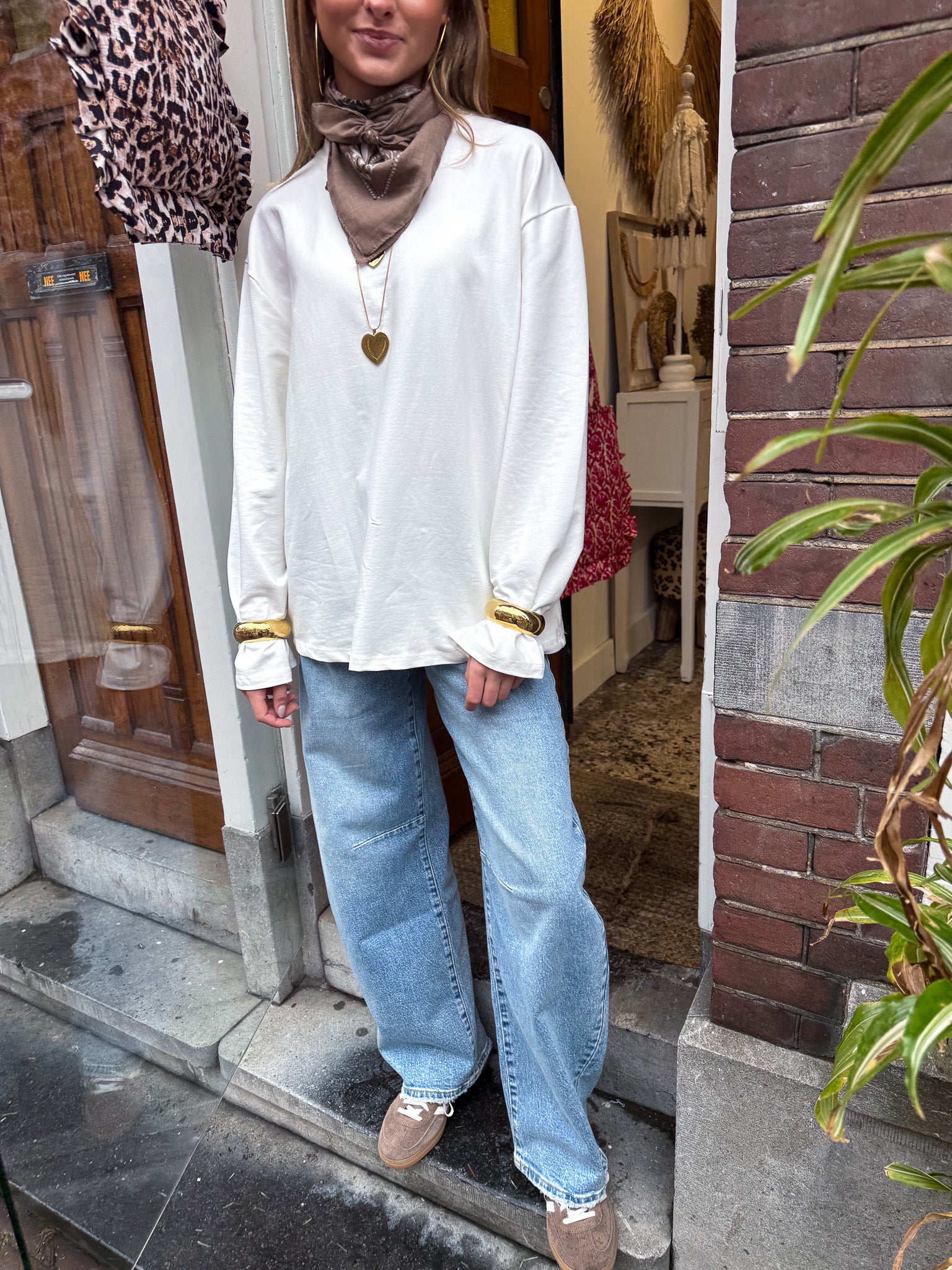 T-shirt à manches longues bandana