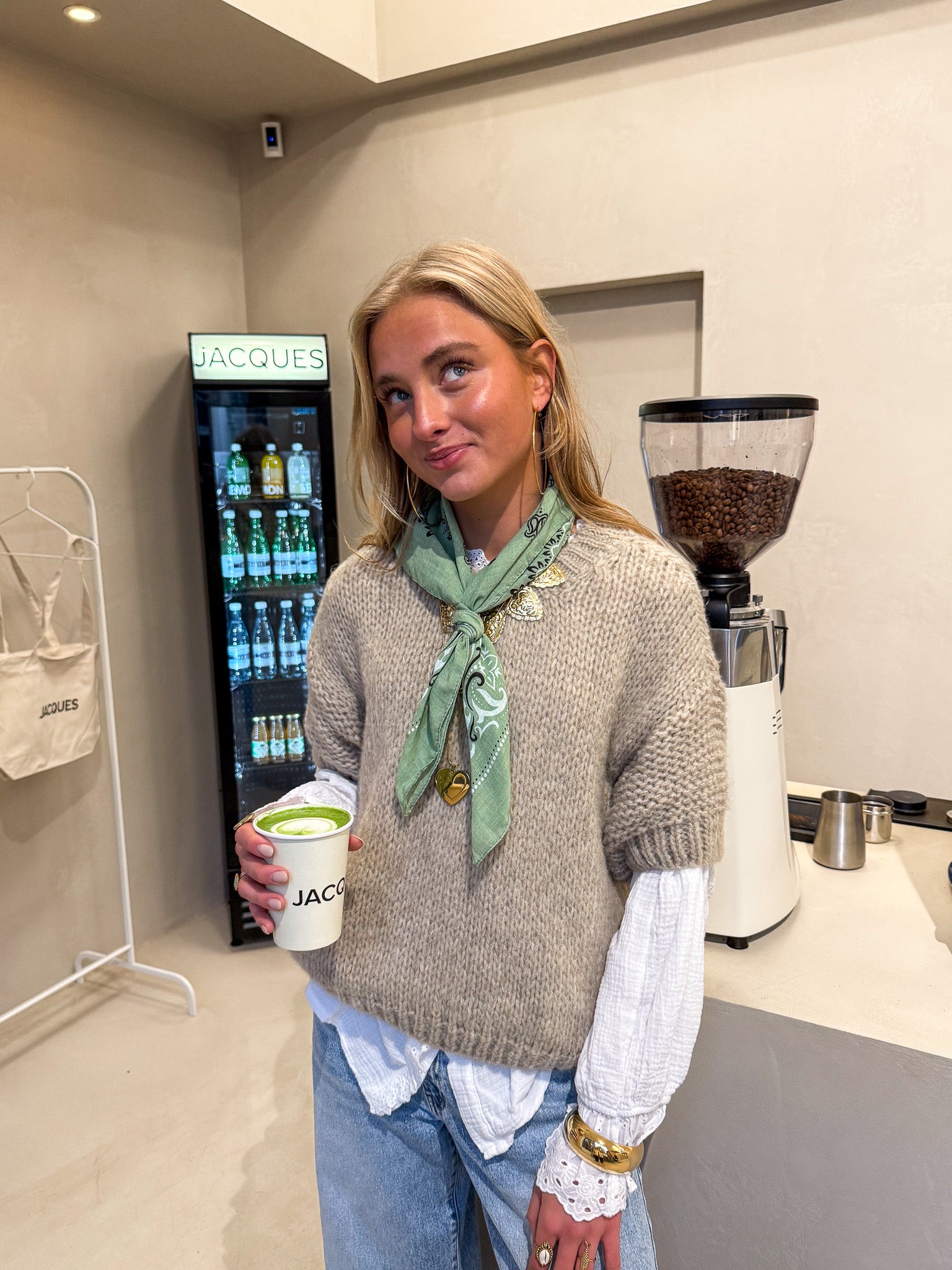 Triangle Sjaal Bandana Khaki