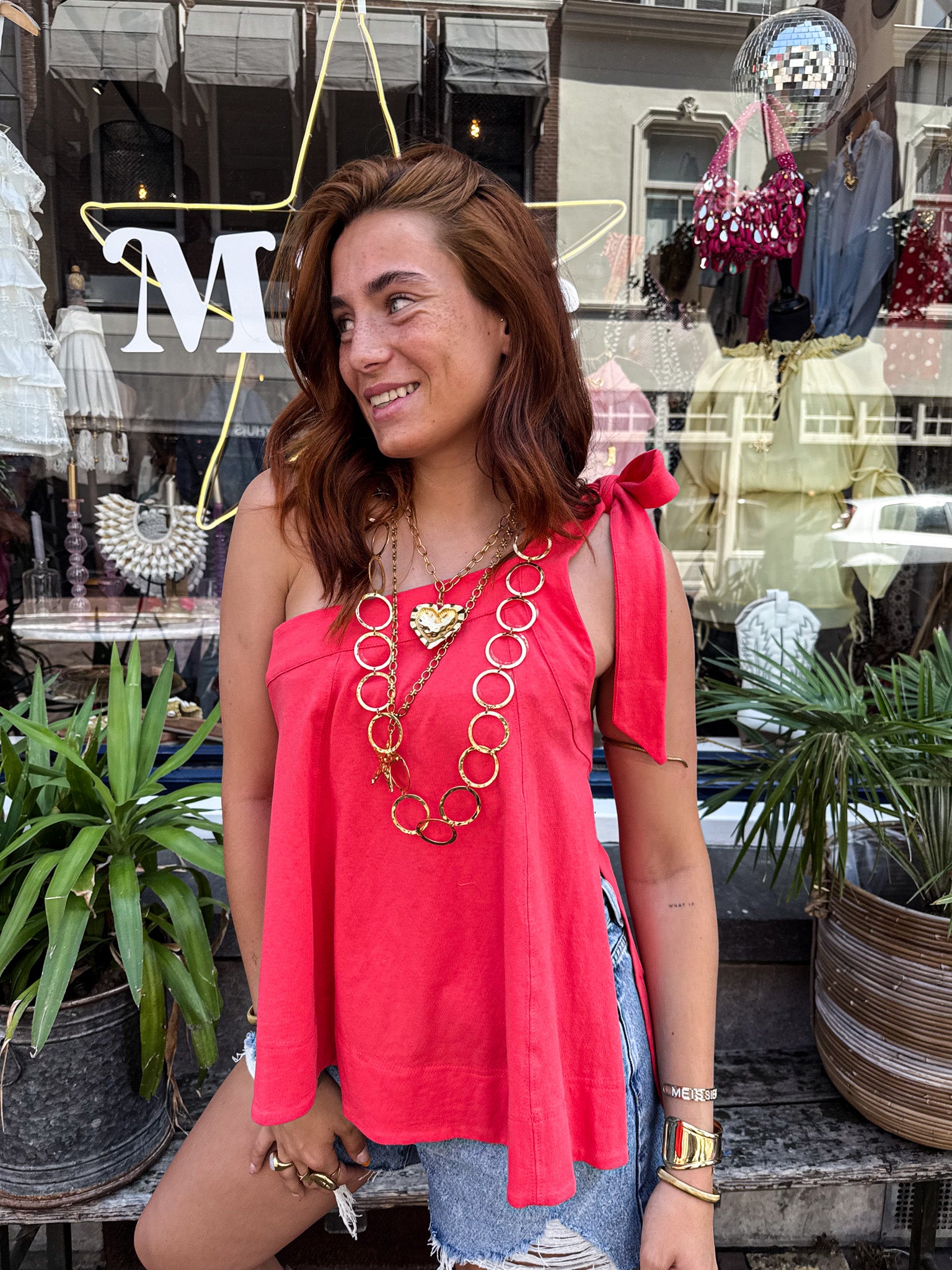 Venice Halter Top Coral