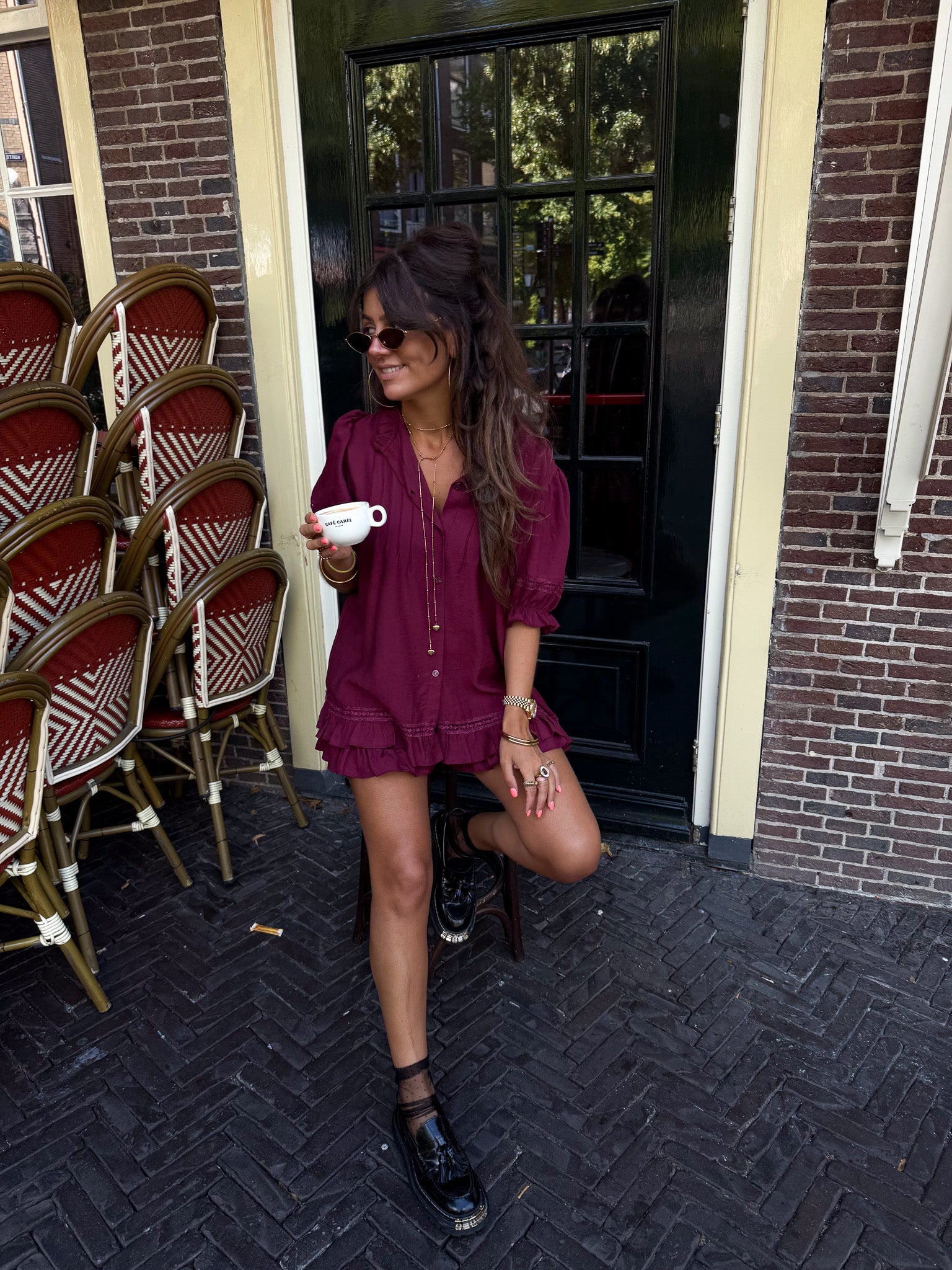Volante Set Bordeaux