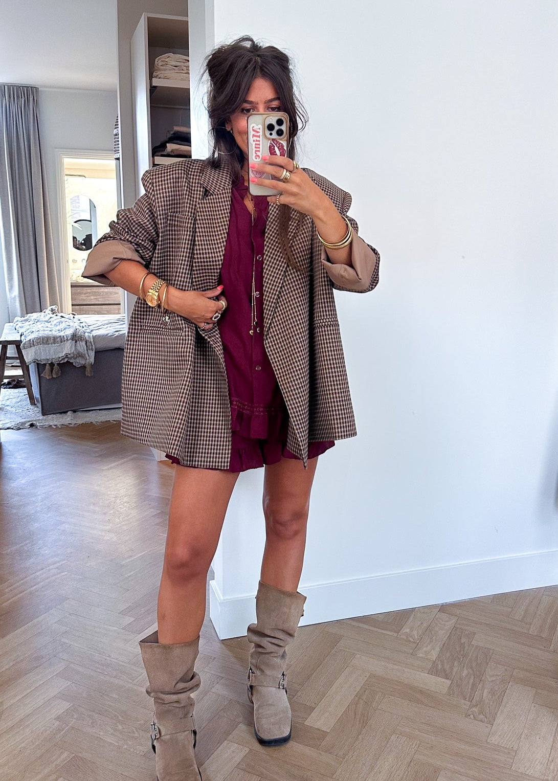 Volante Set Bordeaux