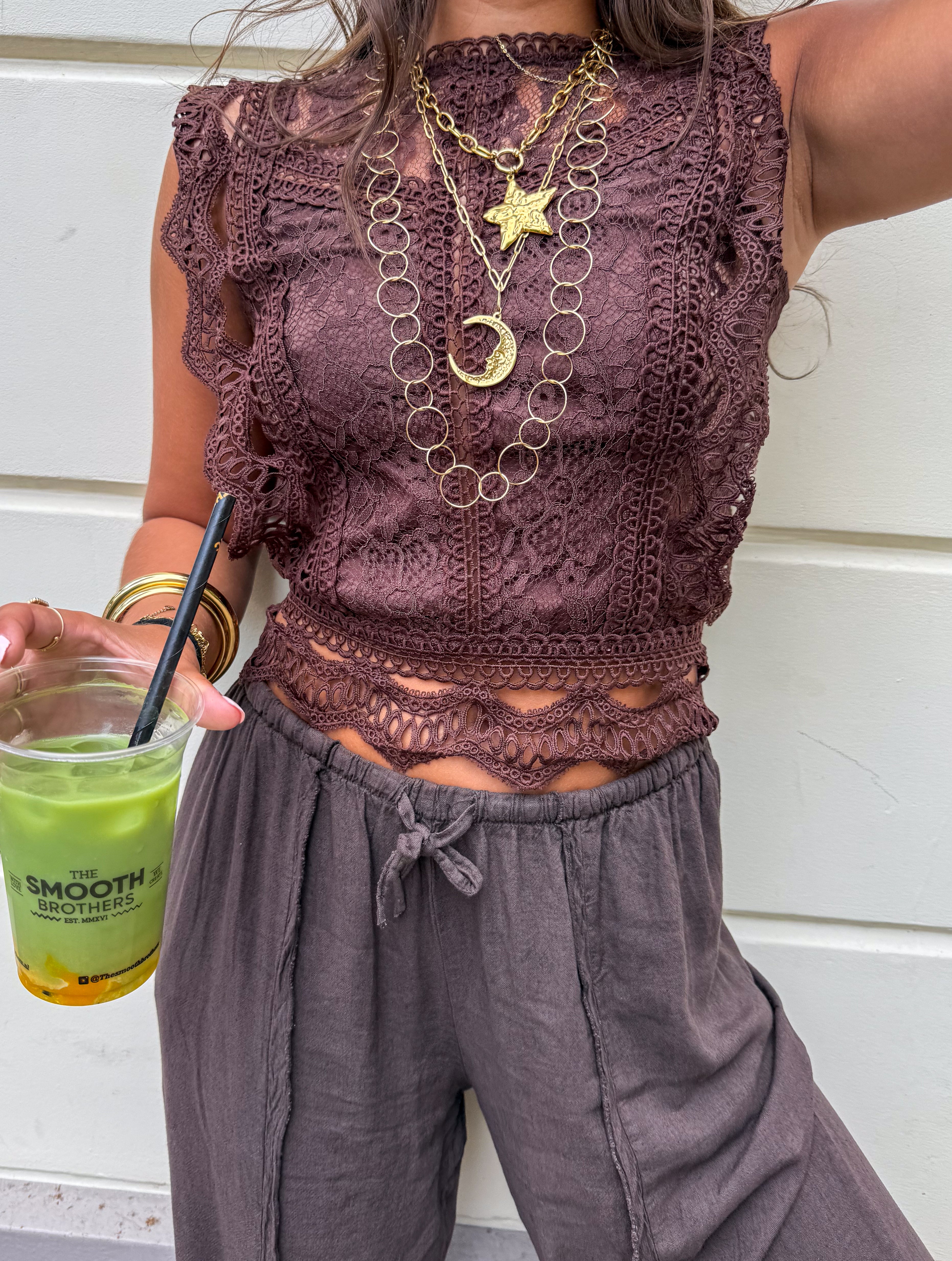 Whisper Top Brown