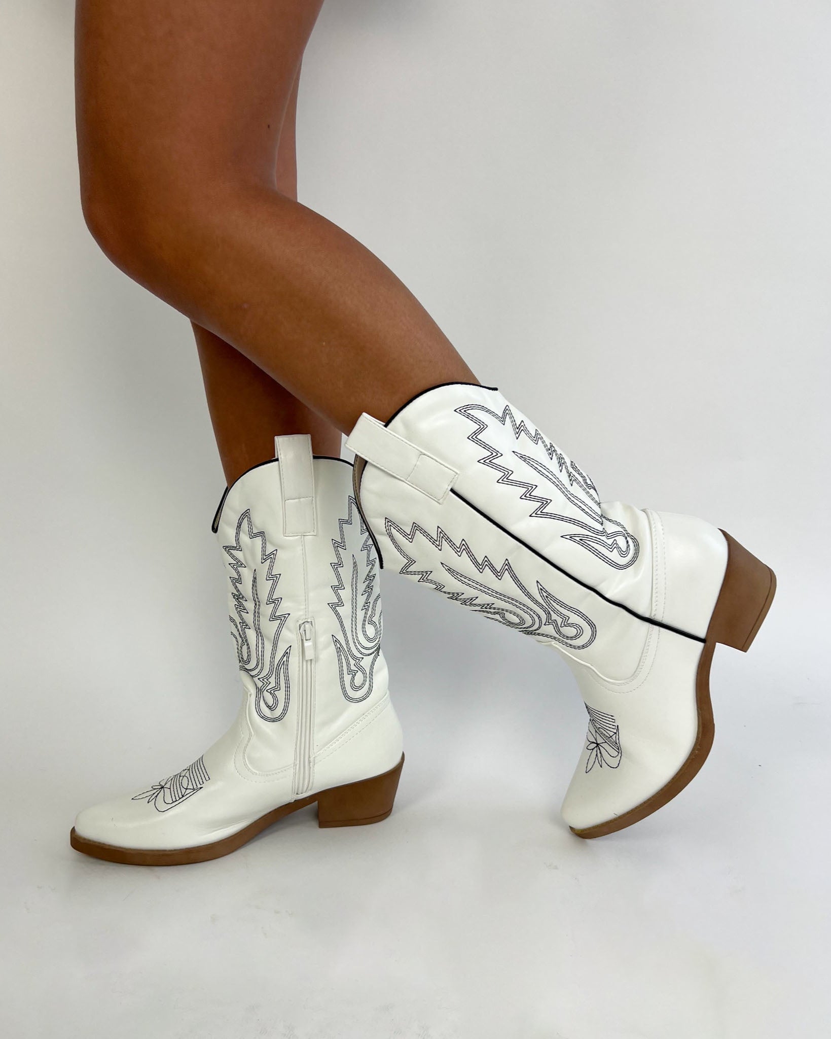 Cowboy Boots White
