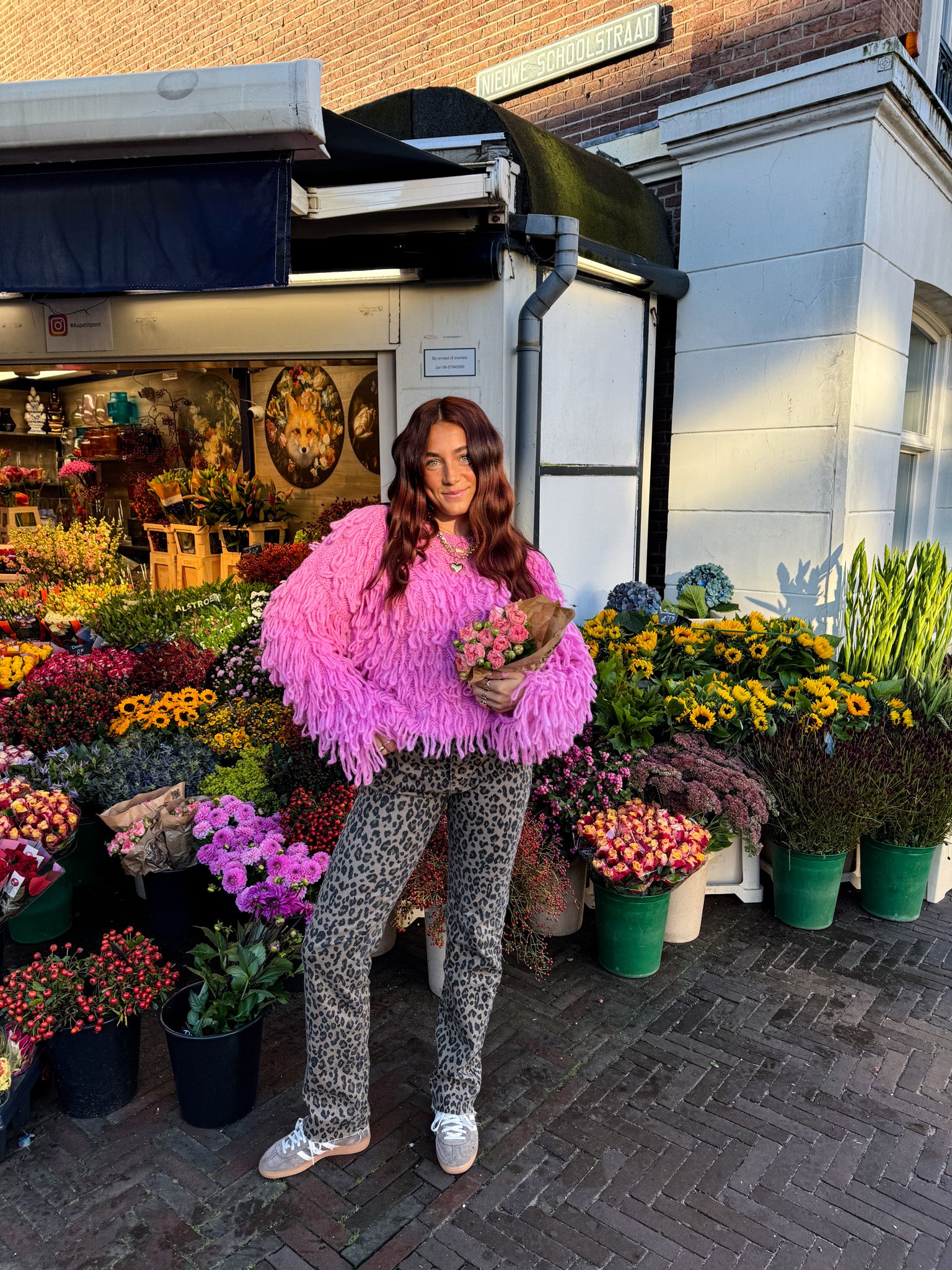 Zoe Fringe Knit Pink